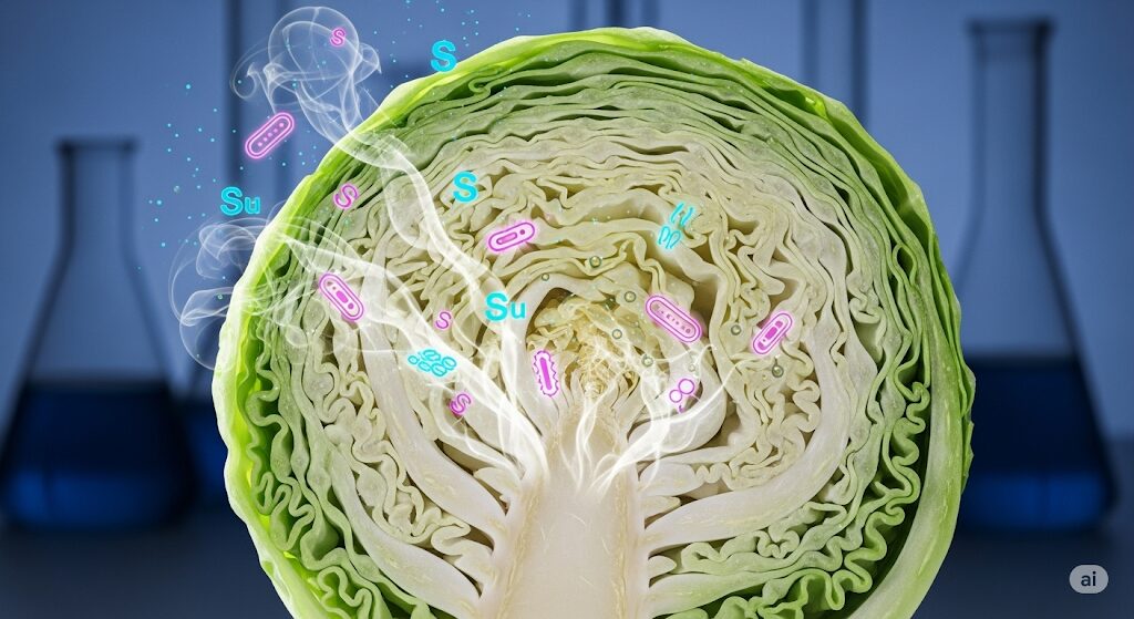キャベツ　カビ臭い